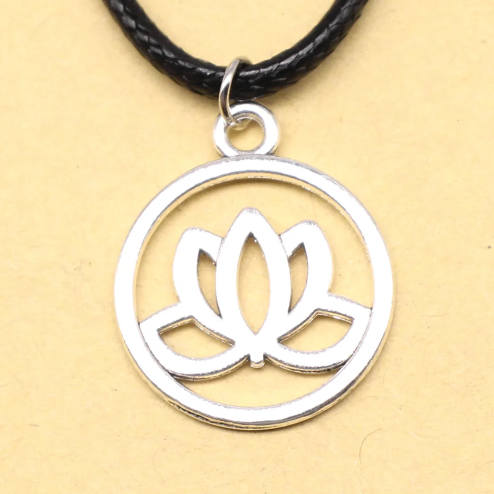 1 Piece Lotus Man Necklac Diy Jewelry 20x24mm