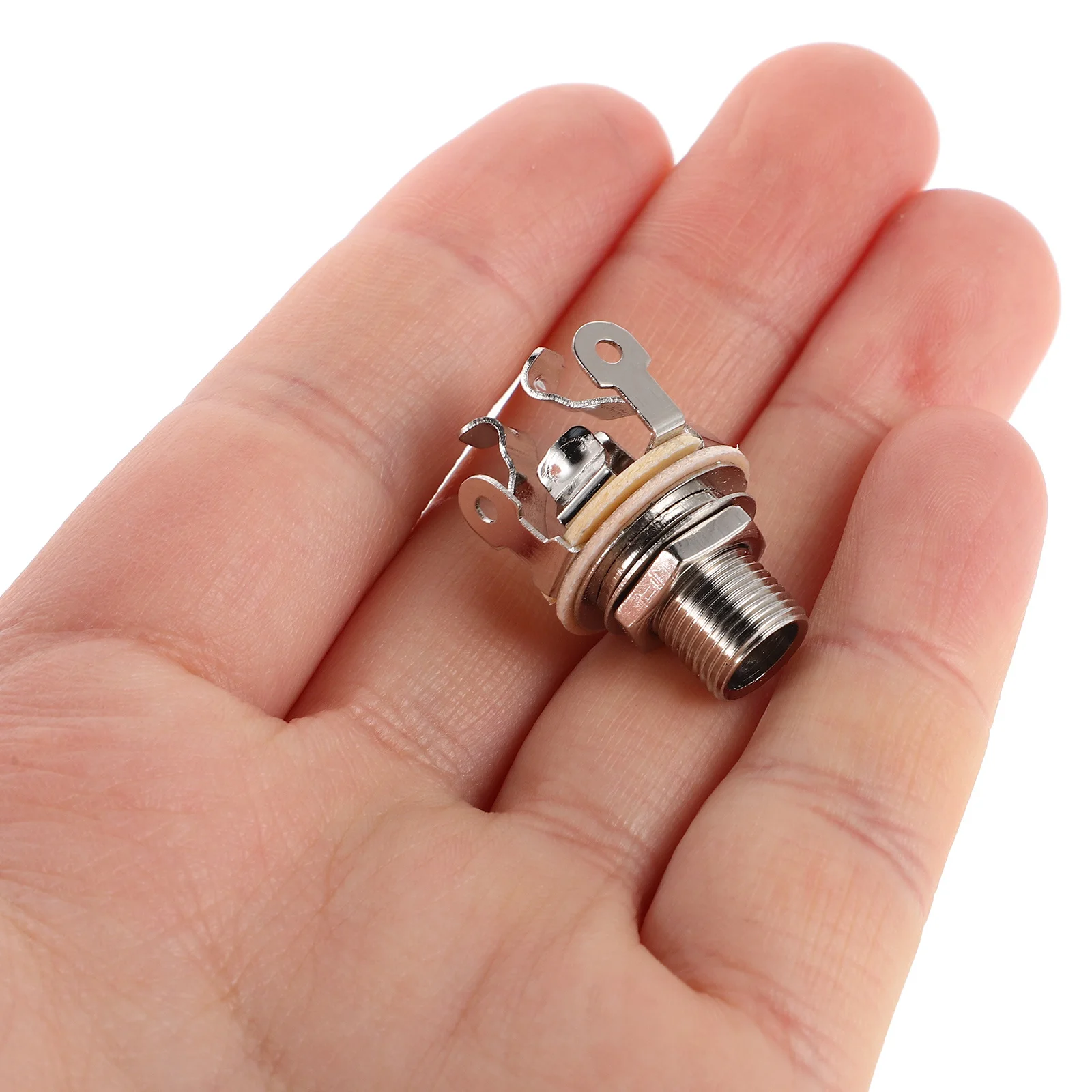 

5Pcs Bass Guitar Output Jack Repair Socket Longlasting Replacement for Electric Guitar Supplies Output Jack Fitting for Bass