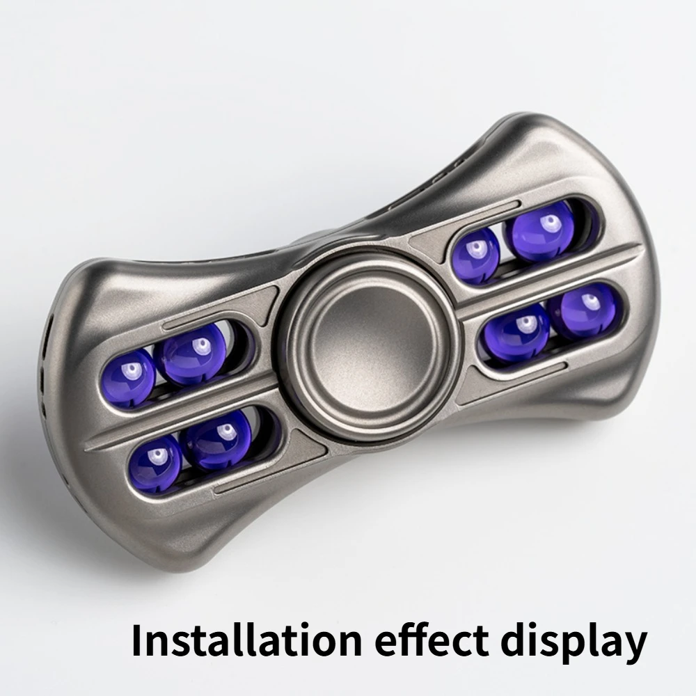 JCEDC Handgemaakte Hoge Precisie Zirkoon Kralen Gewijd Fidget Spinner Modificatie Accessoires Decompressie Speelgoed