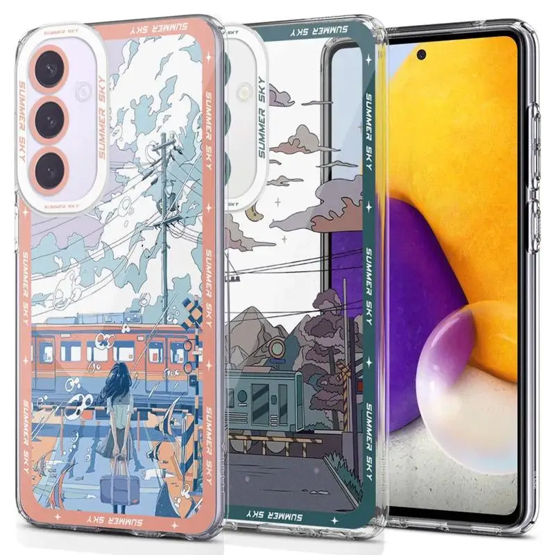 Summer Sky phone Case for Samsung Galaxy A12 A21s A22 A24 A32 4G 5G A50 A51 A52 A71 A72 Cover
