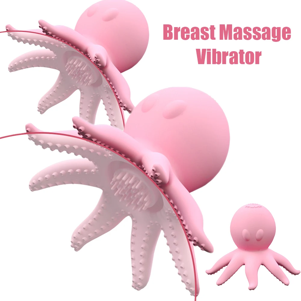 Nipples Massager Female Masturbation Rotating Nipple Stimulator Vibrator Clit Vibrator 10 Speed Sex Toys for Women USB Charging