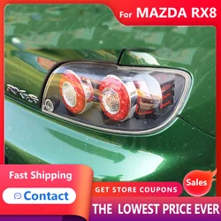 Car LED Taillight For Mazda RX8 Rear Running Lamp Taillights LED DRL Signal Brake Reverse Car Accessories Rear Lamp