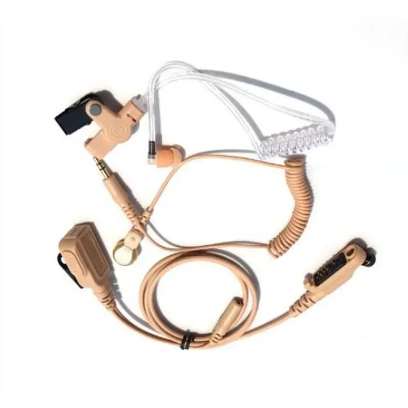 

Tactical Headset Air Acoustic Tube PTT Mic Earpiece for HYT Hytera PD600 PD602 PD605 PD662 PD665 PD680 PD682 PD685 X1p X1e Radio