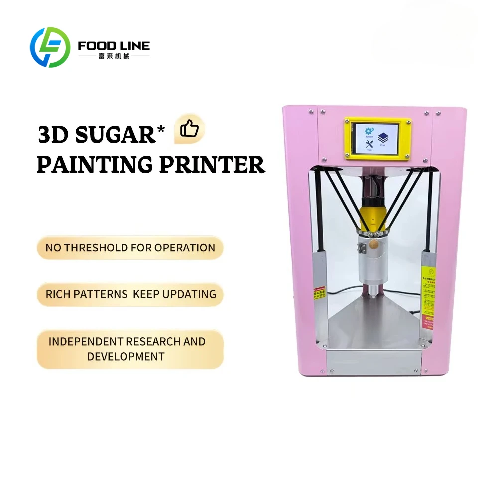 

Customized Food-Grade Safe Hygienic Easy-Clean Sugar Painting 3D Printer
