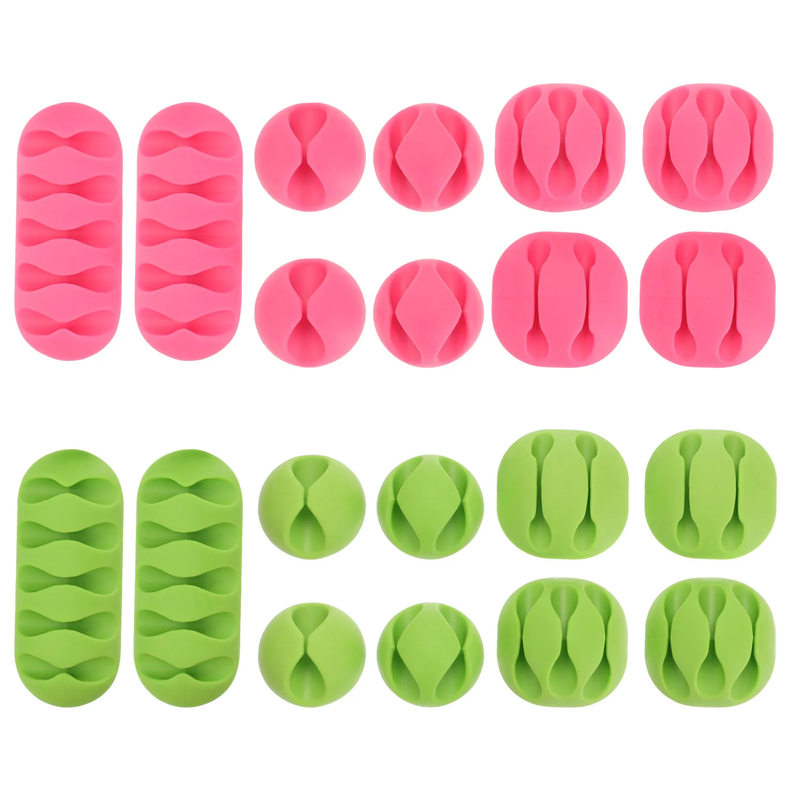 

20pcs Cable Clips Self Adhesive Wire Organizer Strong Adhesiveness Cord Holder Self Adhesive Cord Clips Home Office