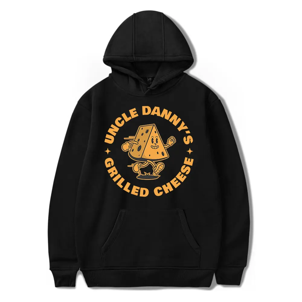 Shane Gillis Grilled Cheese Uncle Danny Vintage 90s Hoodie Men and Women Harajuku Style Hip-hop Sweatshirt Spring and Autumn