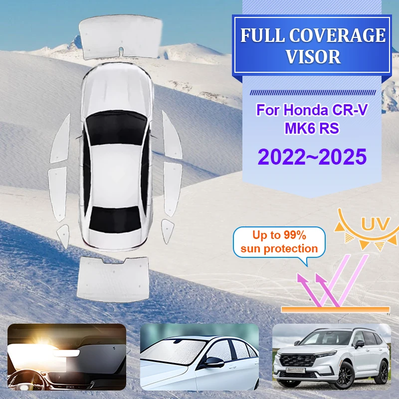 

For Honda CR-V e:PHEV RS ZC8 e:FCEV 2022-2025 MK6 Honda Breeze Car Sun Visors UV Blocking Sunshades Drop Temperature Auto Parts