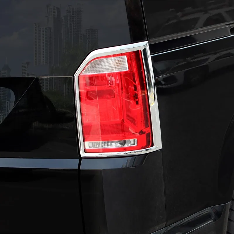 WELKINRY For VW Transporter Caravelle T6 2016 2017 2018 2019 2020 2021 2022 2023 ABS Chrome Car Tail Rear Lamp Light Trim