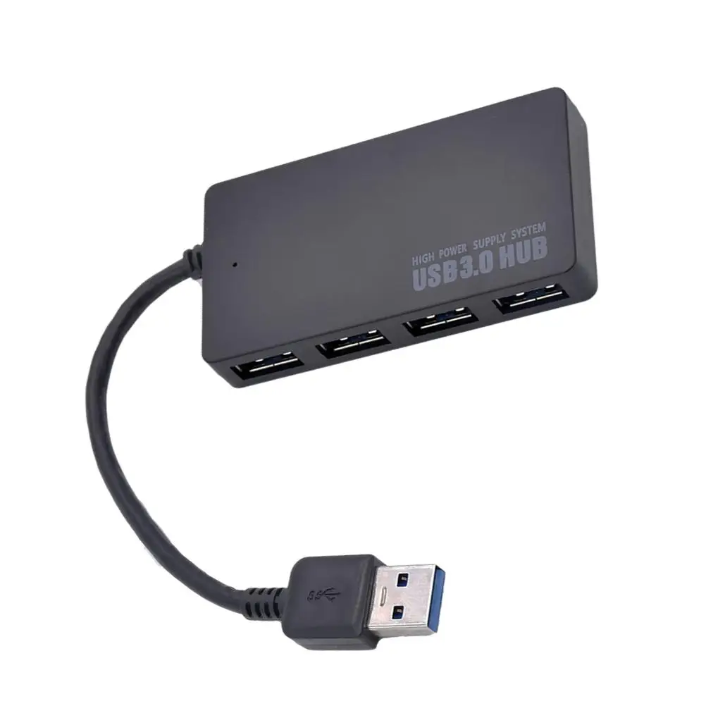 

4 Ports Hub Extender 0 Laptop Computers Adapter Connector USB Port Splitter Device Travel Office Home School Use