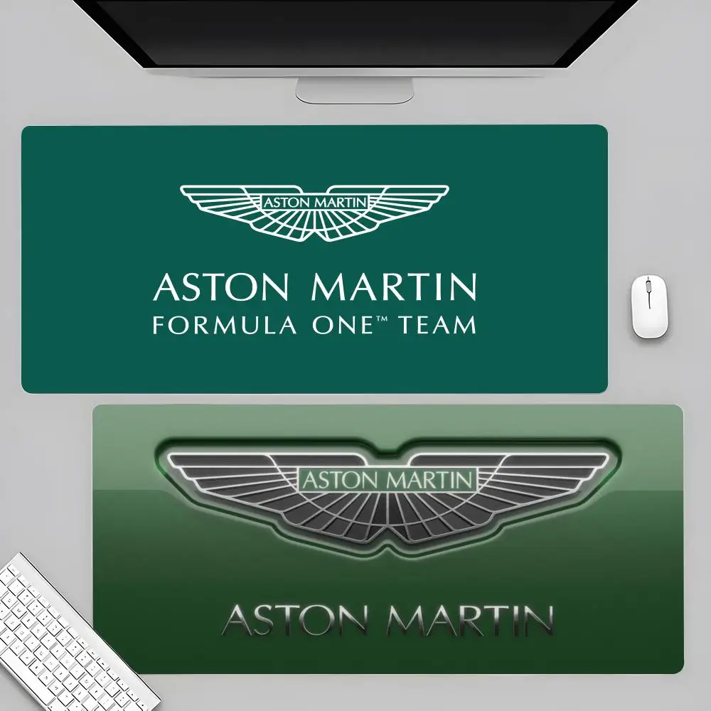 A-Aston M-Martin F1 ماوس الوسادة 80x40 سنتيمتر بأمان XL Lockedge مكتب لكمبيوتر المكتب حصيرة الجدول لوحة المفاتيح لوحة الماوس الكبيرة #1