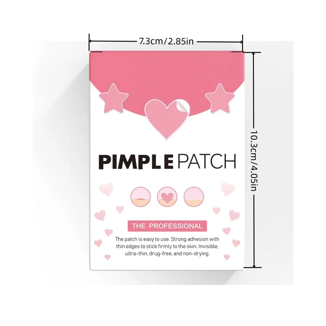40pcs Hydrocolloid Acne Patches - Absorb Pus & Oil, Reduce Redness, Invisible Fit for All-Day Wear. image 3