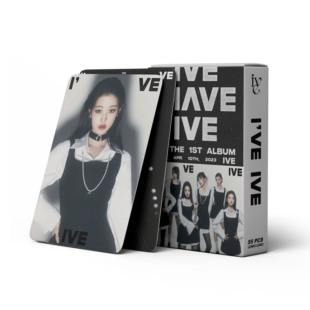 

54pcs Kpop IVE Lomo Cards High quality Print Photocard Postcard Fashion Fans Gift