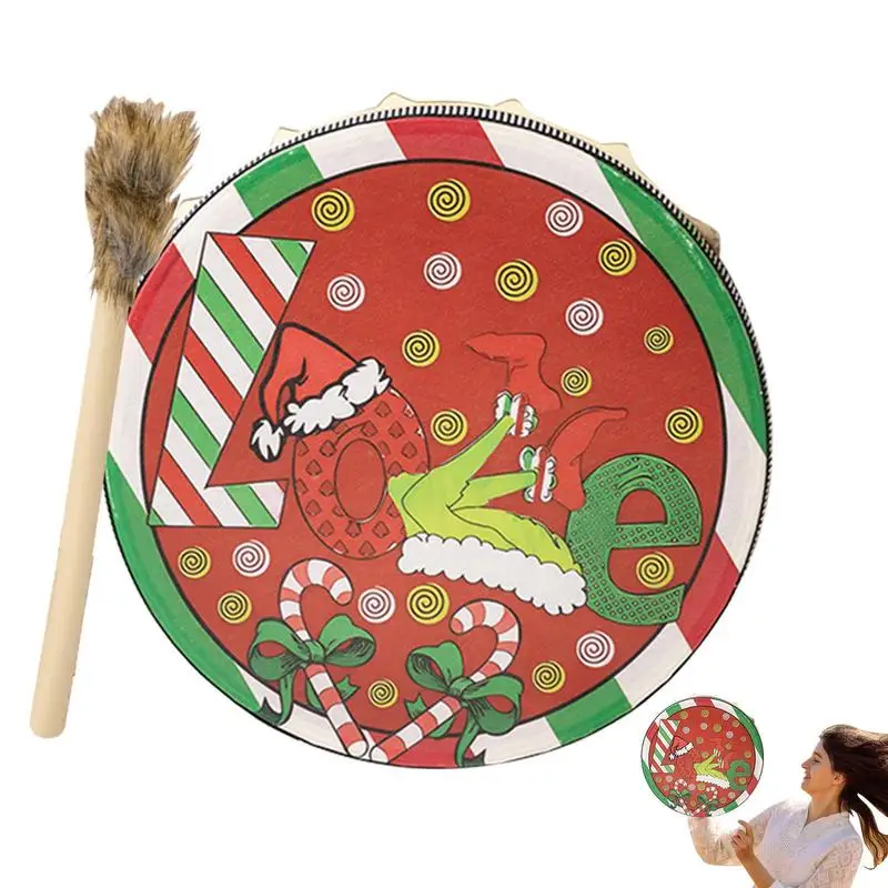 Shaman Hand Drum Christmas Sound Healer Drum Shamanic Instrument For Adults Drum Sound Healing Tool Fashion Desktop Ornament