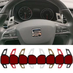 Car Steering Wheel DSG Shift Paddle Extension Stickers For Seat Alhambra Ateca Leon 5F FR Tarraco Ibiza 6P Cupra ST Accessories