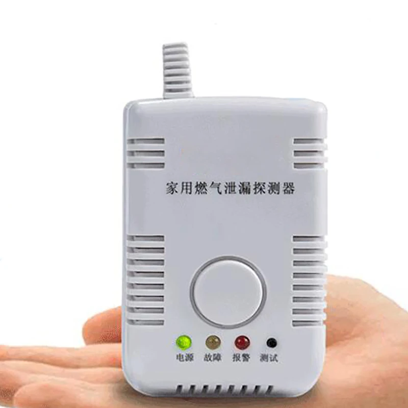 80dB Home Kitchen Gas Detector Combustible Natural Gas Leak Alarm Detector With Automatic Detection Function , Fire Gas Detector