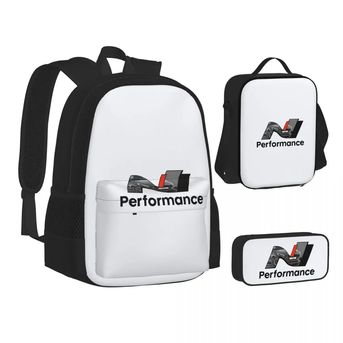 FACELIFT N Performance - Shadow Grey BackpacksBookbag Children School Bags Kids Rucksack Lunch Bag Pen Bag Three-Piece Set
