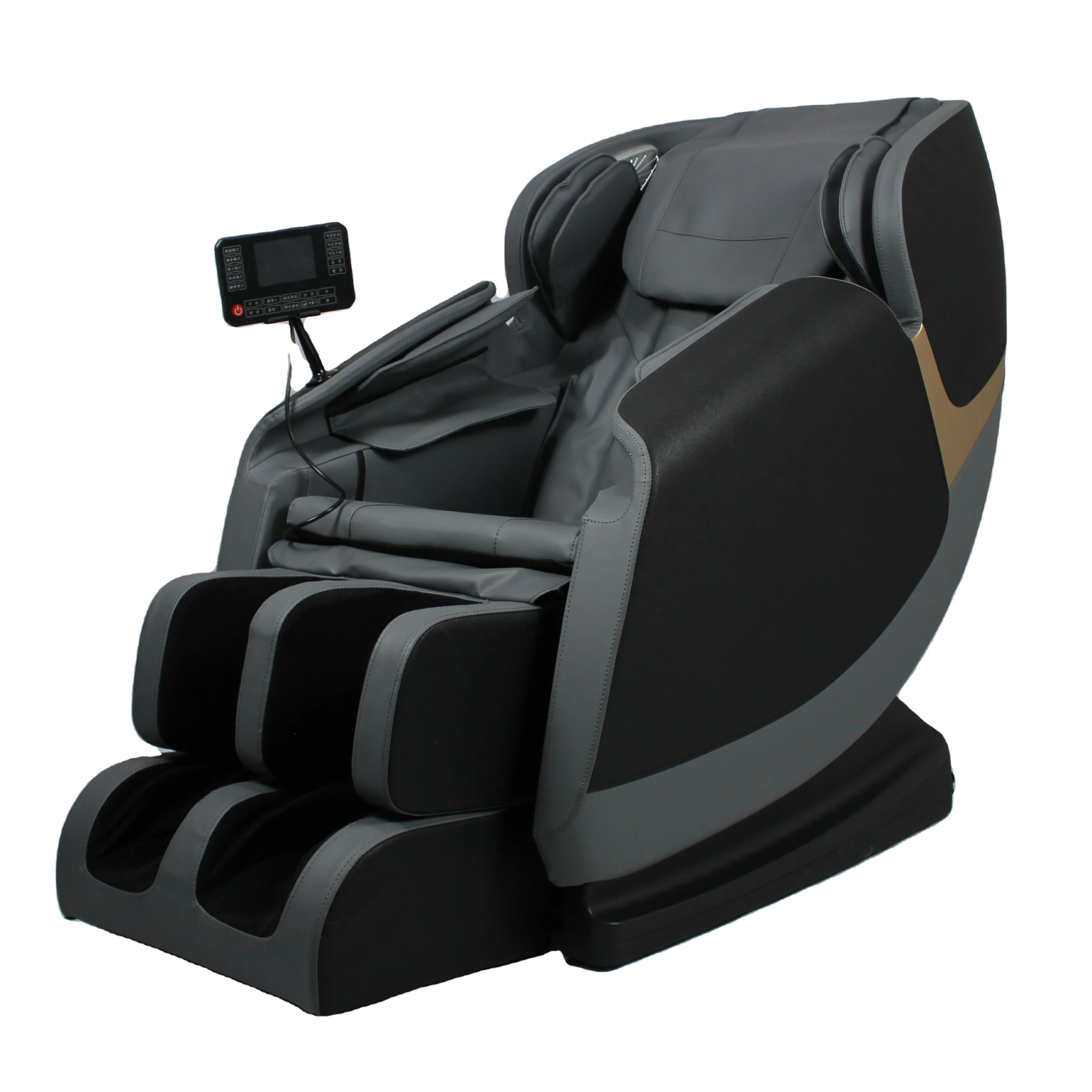 Shiatsu 4D Massage Chair Neck & Back Massager with Heat, Shiatsu Full Body Massage Chair SL Moving Rail