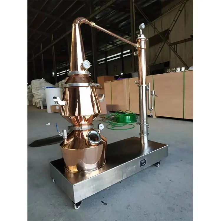 النحاس النبيذ المنزل تجربة الكحول وعاء زهرة المقطر #3