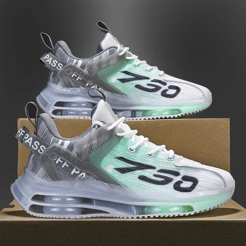 

2026 New Men's Running Shoes Ultra-light Shock Absorption Youth Fashion Sports Sneakers Breathable Mesh Upgraded Version