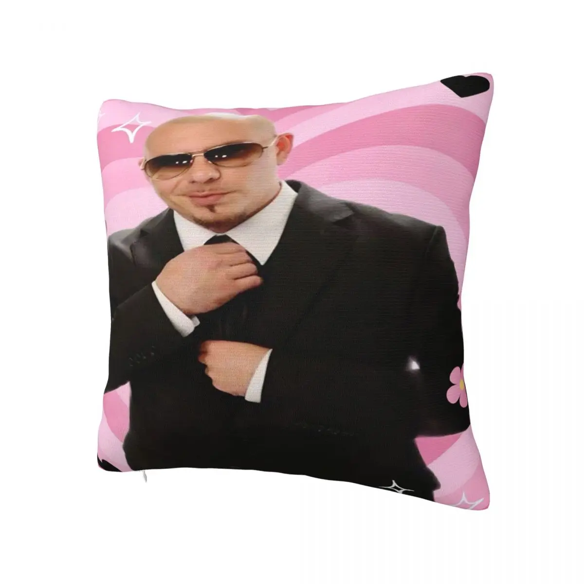 Mr Worldwide Pitbull Pillow Cover Square Pillow Case Cushion Cover Funny Design Pillowcases For Sofa Home Decoration