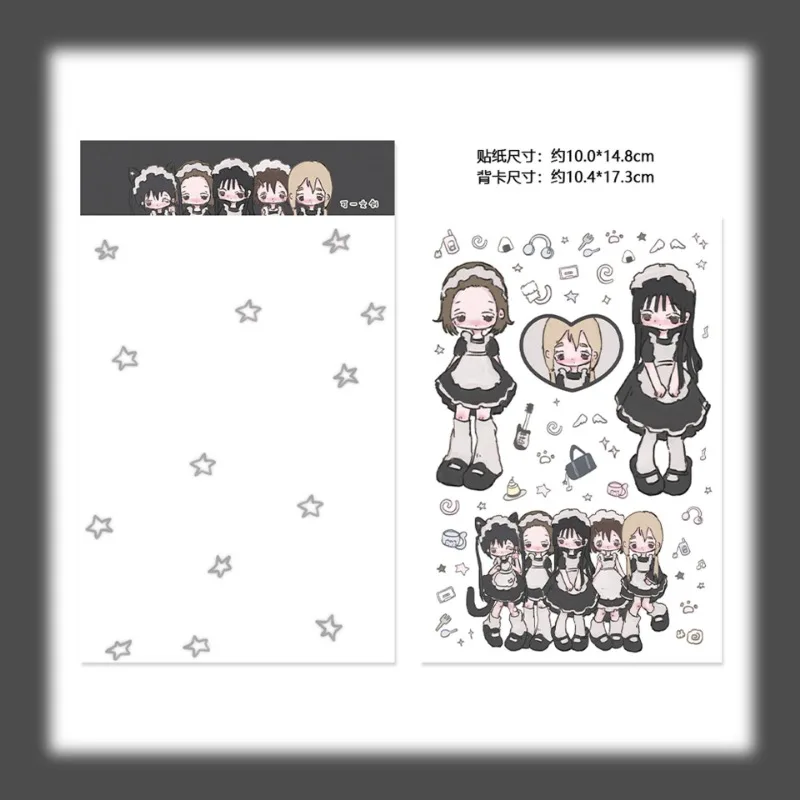 Anime Cartoon Japanese Girls Stickers K-ON Diy Hand Ledger Water Cup Mobile Phone Case Decoration Sticker Decal Birthday Gift