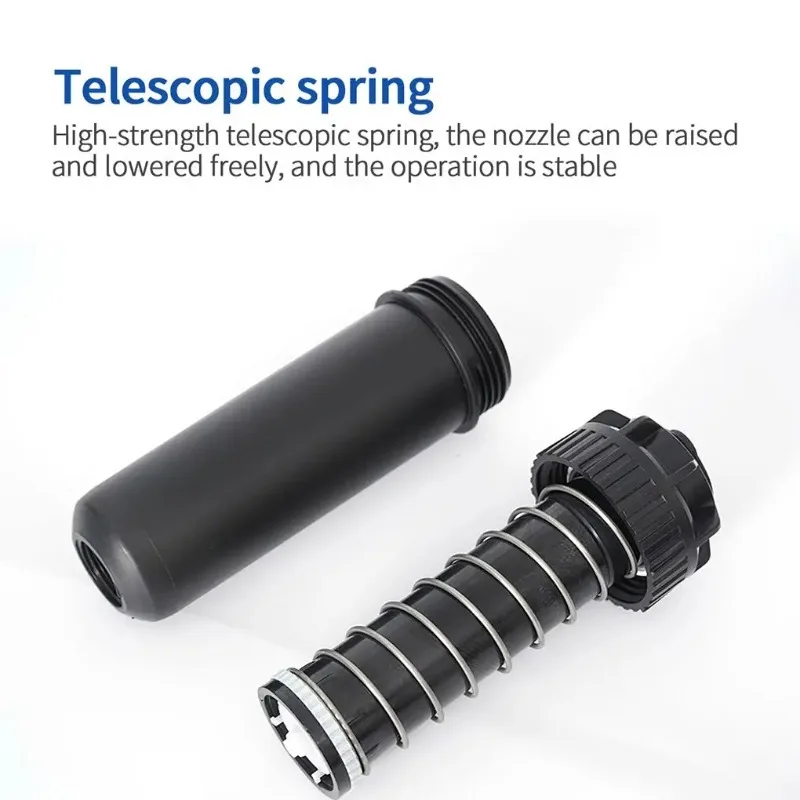 3/4 Pop-up Sprinkler Gear Drive Adjustable Circle Irrigation Water Nozzle Replacement Accessory