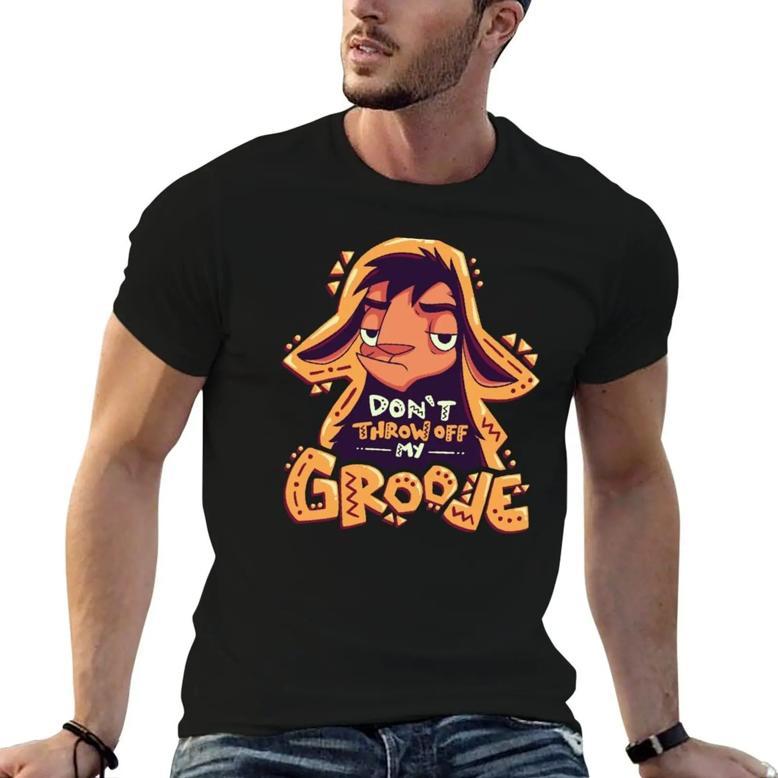 

T-Shirt t Emperor, Off shirts essential Cartoon Throw funny cotton Dont Llama Alpaca Groove // t Kuzco, shirt My