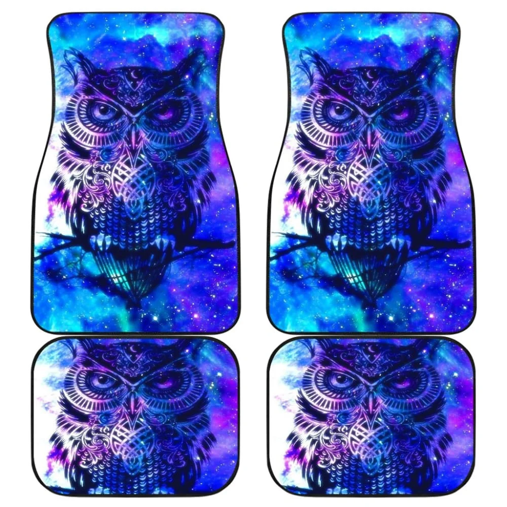 

Owl Animal Design Car Floor Mats Fit Most Car Rubber Floor Mats Custom Printed Cute Patterns Cartoon Floor Mats Leopard Print