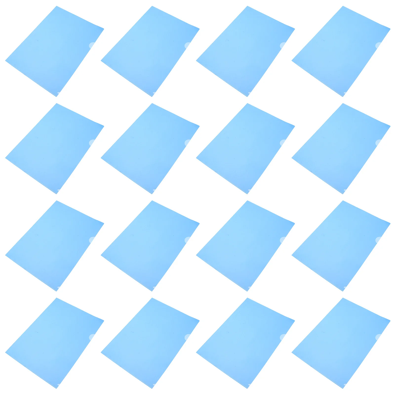 

25Pcs Waterproof Transparent Document Organizer A4 Plastic File Folder with Side Opening for Office School Study Travel Receipts