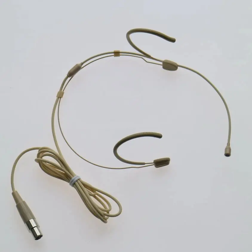 ميكروفون احترافي TA4F Mini 4Pin معلق للأذن لجهاز إرسال Shure اللاسلكي BeltPack كابل قوي