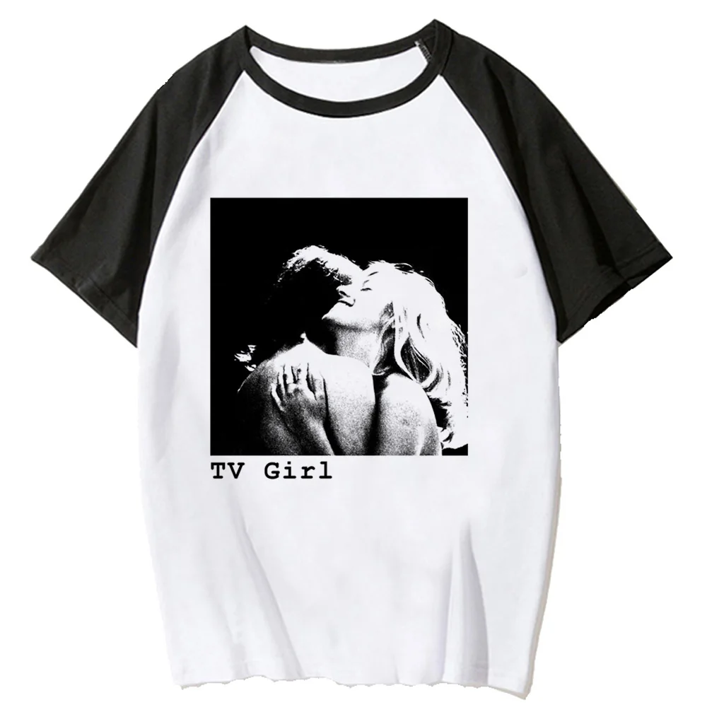 Tv Girl t-shirts women graphic Tee female comic funny streetwear clothing