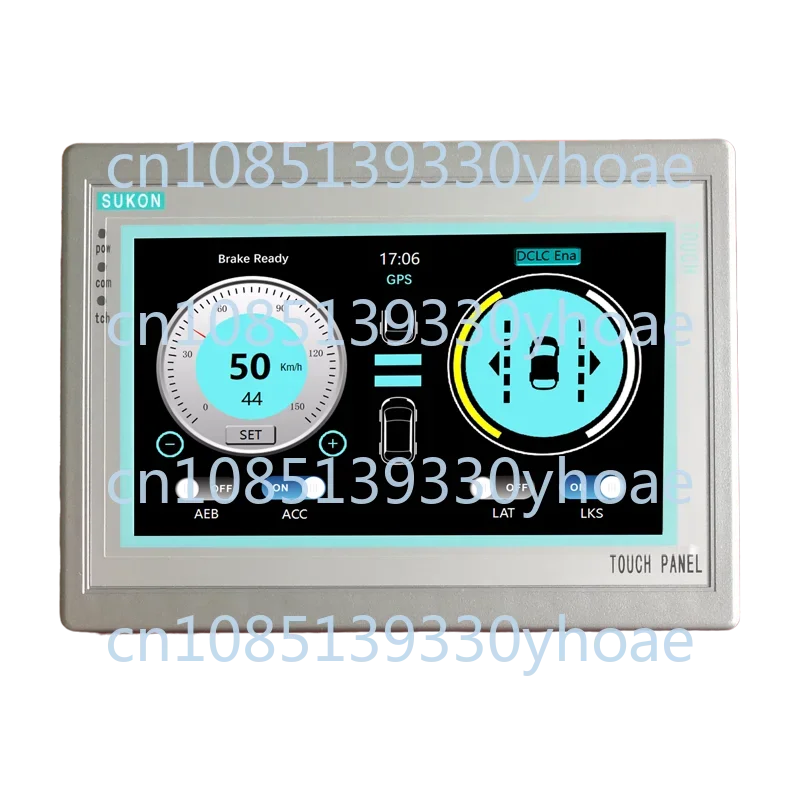 7-Inch 10-Inch CAN Bus Touch Screen Man-Machine Interface Supports CAN-Bus Communication J1939 Vehicle Display