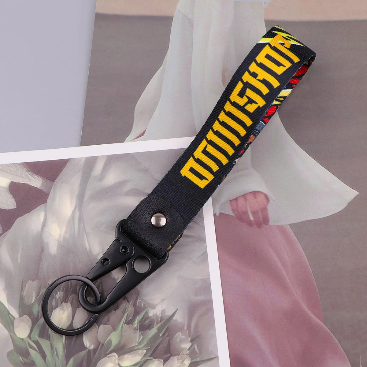 Anime Dragon Keychain, Cool Lanyard Wrist Strap Gift