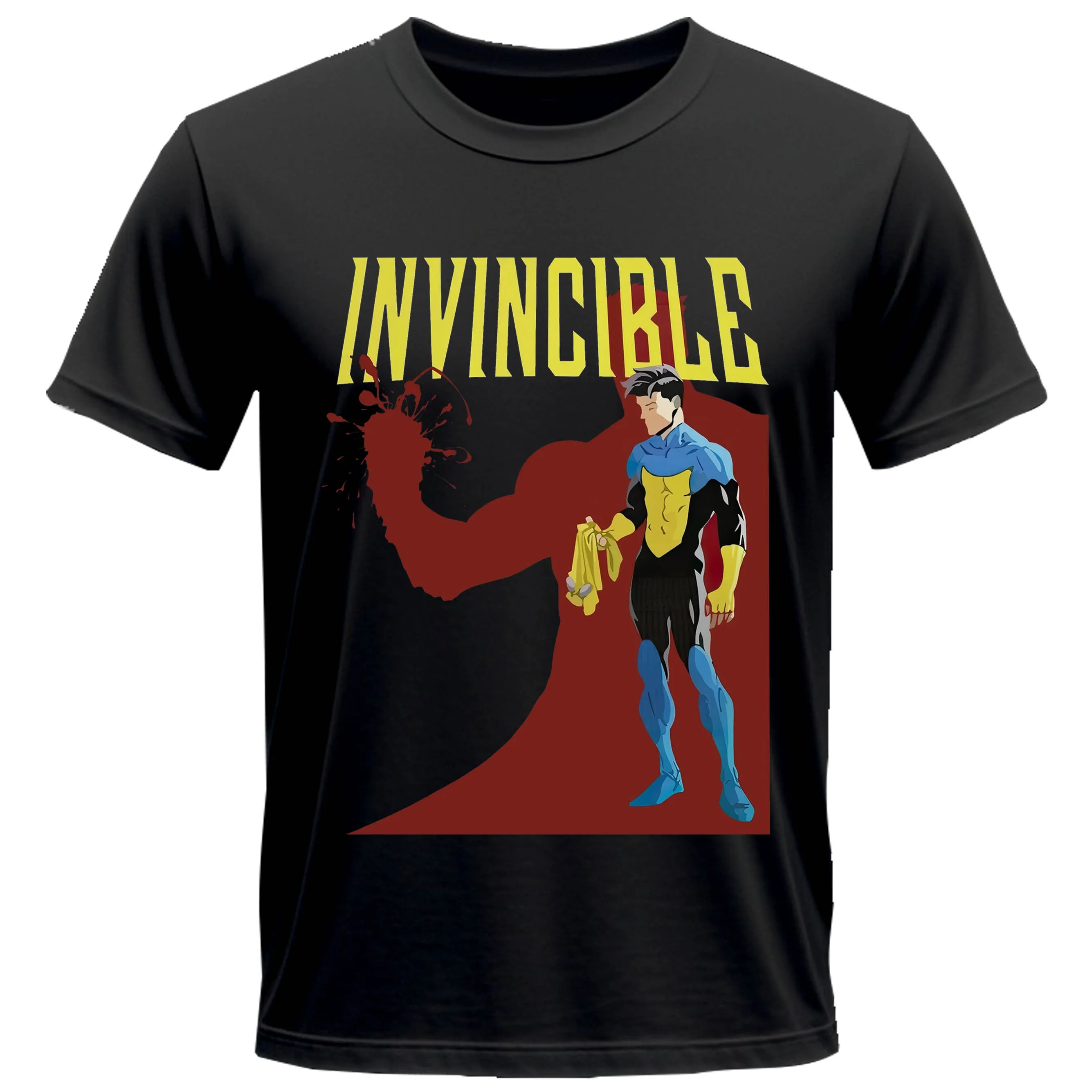 

Invincible Tv Merchandise T-Shirts Men Women Adult Anime 100% Cotton T Shirt Round Collar Short Sleeve All Seasons Tops