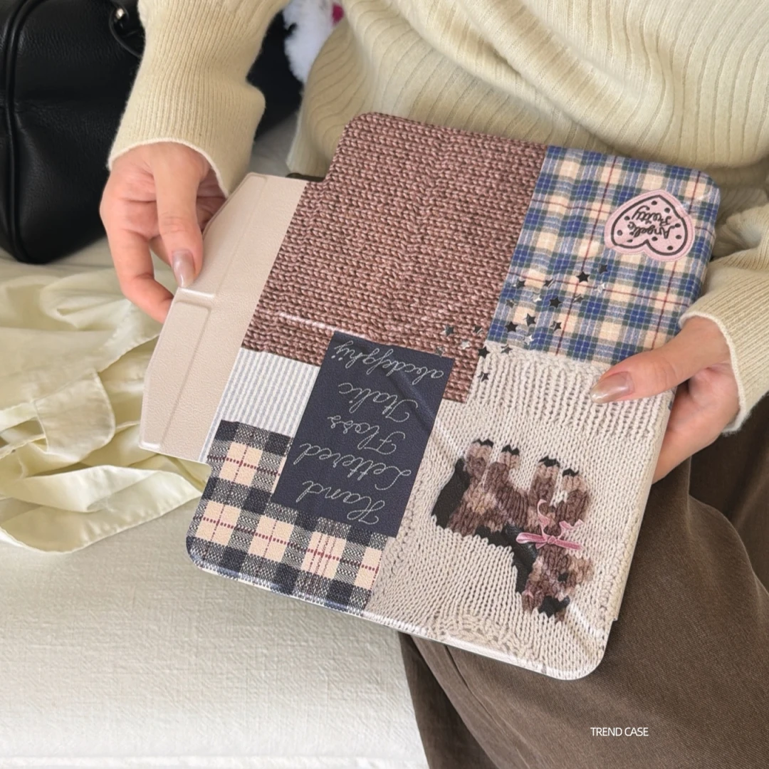 

Модный чехол для iPad Air 11, чехол для iPad 10th 11th A16 9th, чехол для iPad Pro11 4 5 10,9 дюйма 12,9 M2 M3 M4 Mini 7, держатель для карандашей