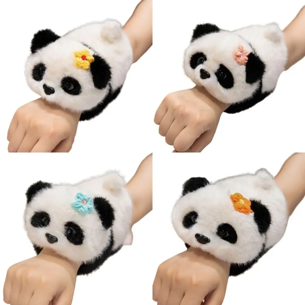 Simulation Slap Bracelet Series Wrist Style Soft Plush Doll Slap Bracelet 20cm Cute Doll Panda Plush Wrist Band Home Decor