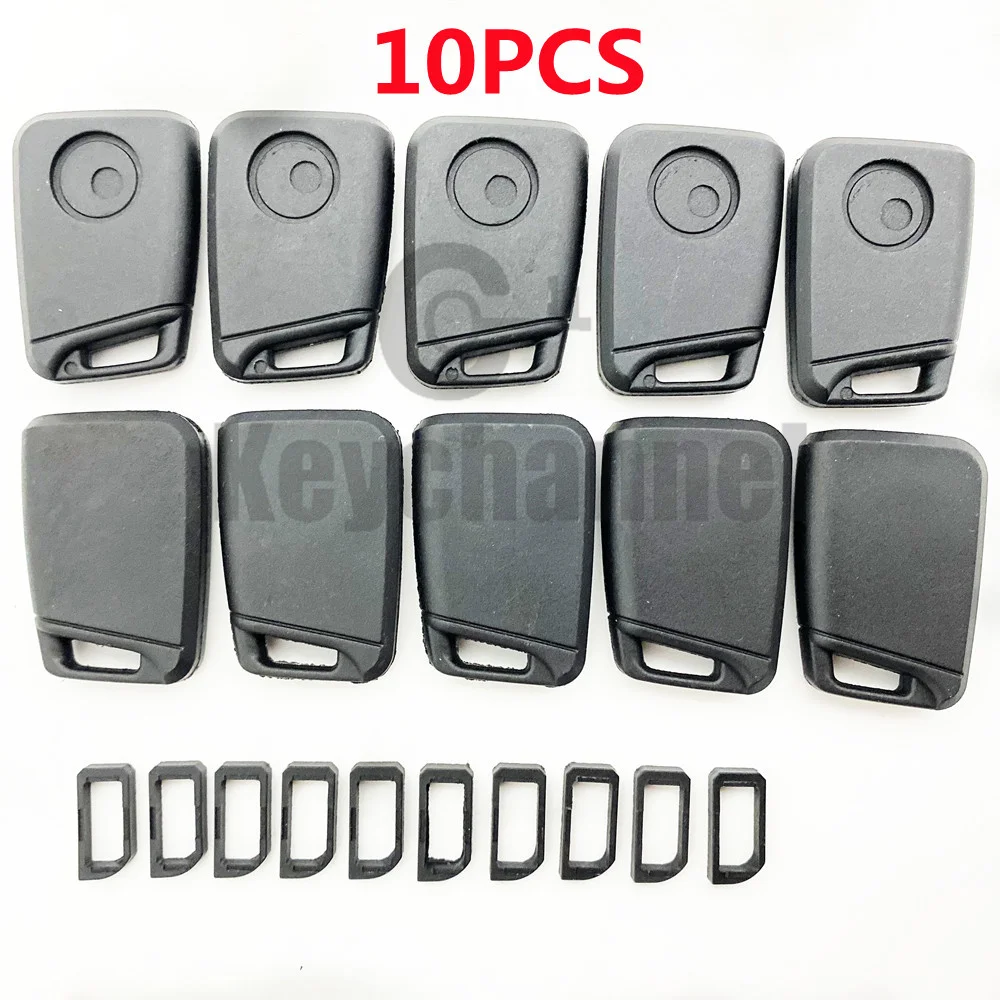 10pcs Car Key Chip Shell MQB Type Key Case Chip Box for Golf Mk7 MK6 Polo Jetta Tiguan Skoda Seat for KEYDIY Xhorse KD Key Blade