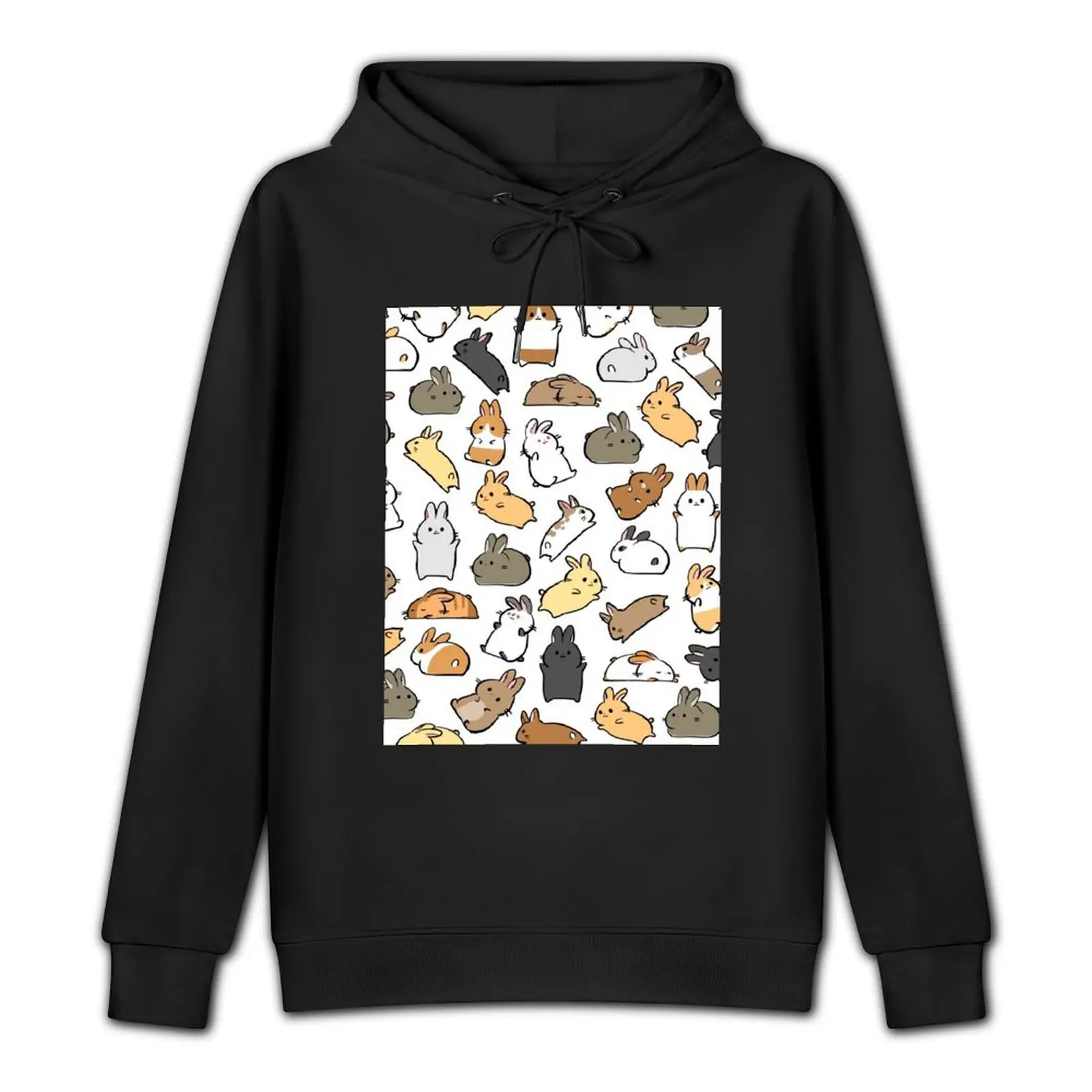 HOUSE BUNNY LIFE breeds doodle Pullover Hoodie men's clothing tracksuit