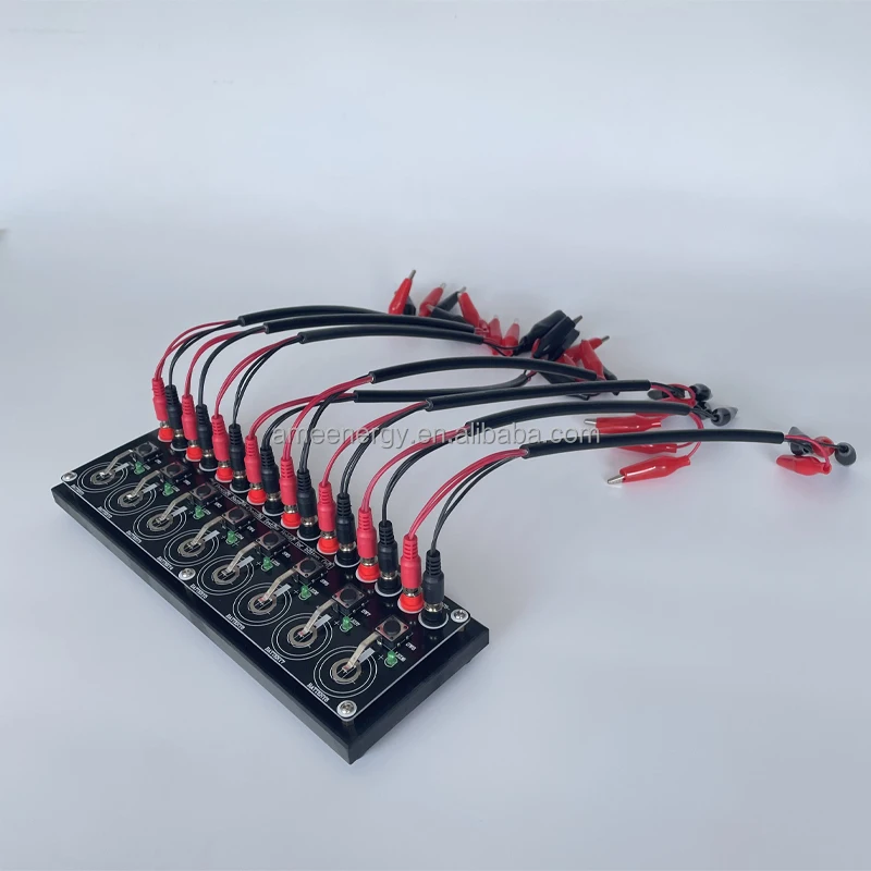 8 Channels Coin Cell Testing Board With Cable & Optional Connector For Battery Analyzers