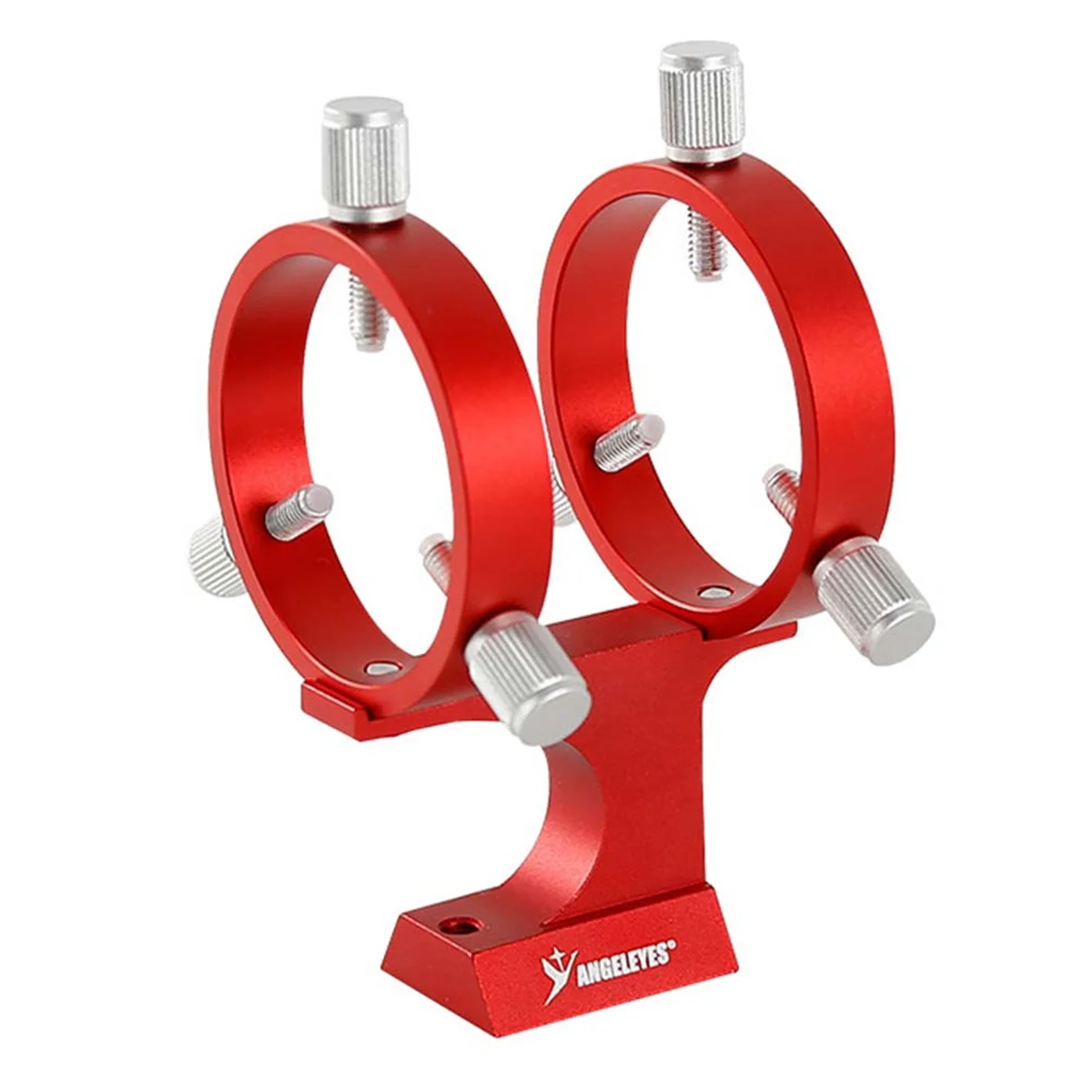 ใหม่ Angeleyes ปรับ Finder ขอบเขตวงเล็บ 50 มม.แหวนคู่ 6 จุดสกรู Guidescope Mount สําหรับกล้องโทรทรรศน์ดาราศาสตร์สีแดง