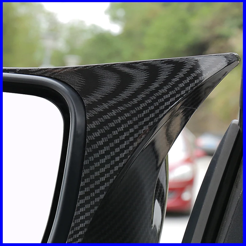 

Car Styling For Nissan JUKE 2015-2018 Rearview Mirror Cover Caps Trim With Horn Decoration Auto Parts Accessories