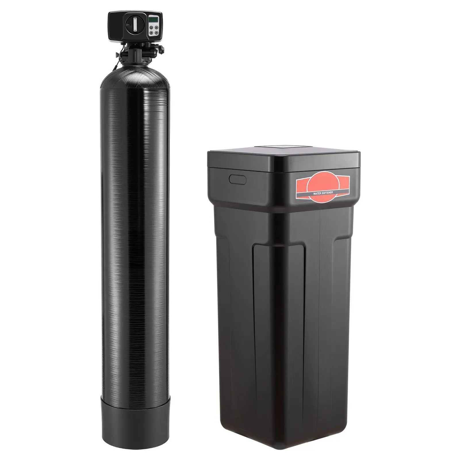 Water Softener System 64000 Grains Digital Control  Hardness Reduction Bypass Valve Electric Operation