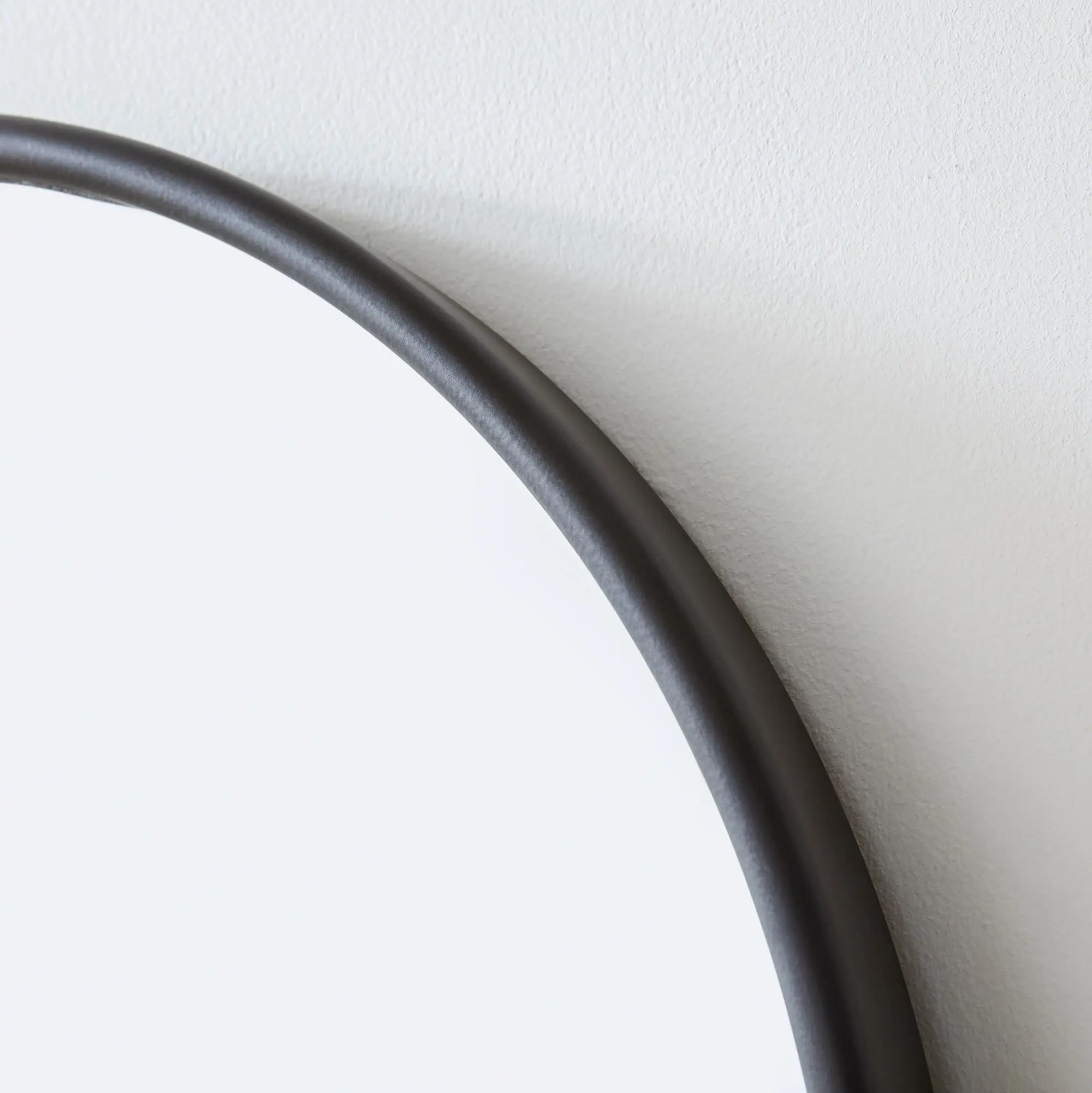 Modern Streamline Wide Arch Oversized Floor Mirror with Metal Frame 90x180cm for Bedroom