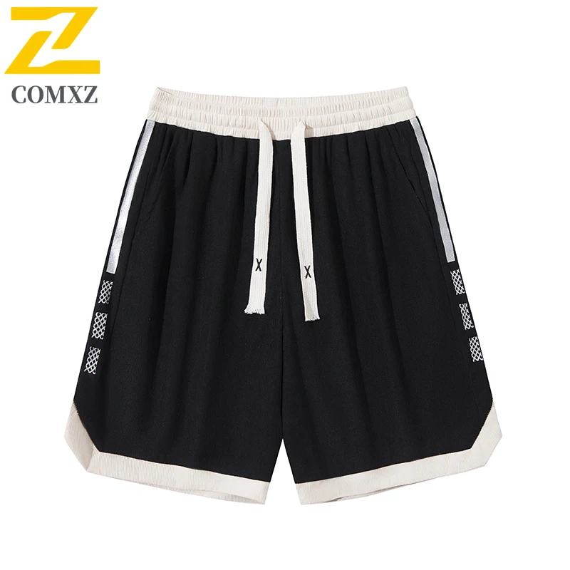 Men's Casual Pants American Trend Comfortable and Breathable Basketball Shorts Outdoor Running and Fitness Sports Youth Shorts