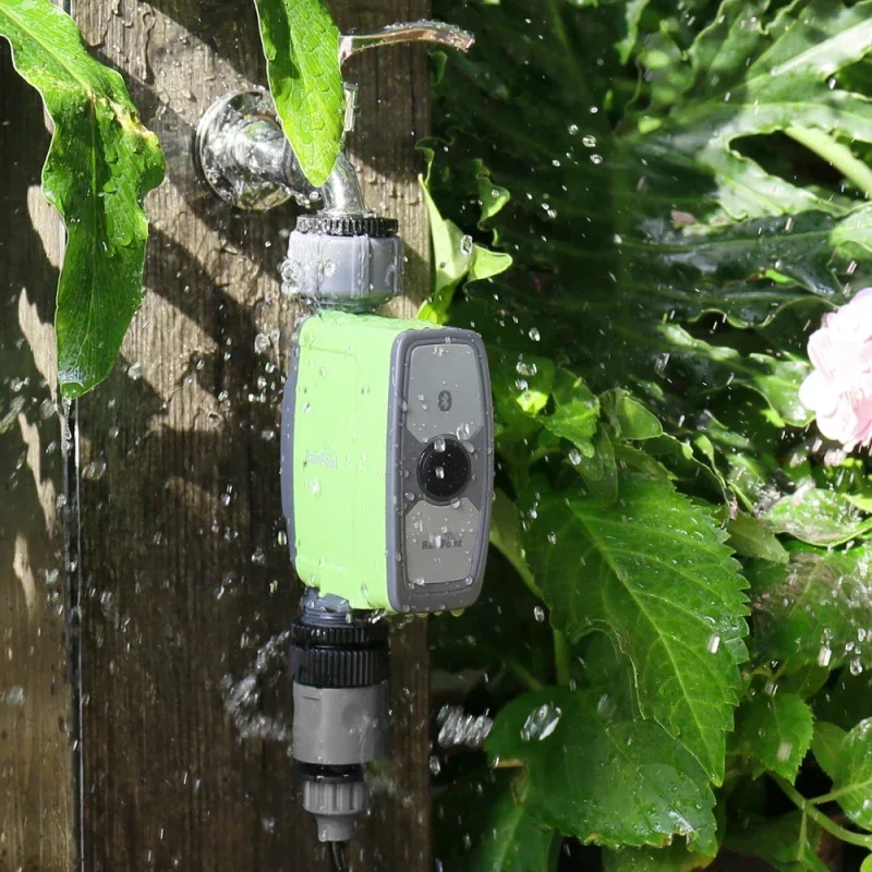 Smart Garden Watering System,Home Garden Automatic Watering Drip Irrigation Drip Watering Via RainPoint APP Control With Monitor