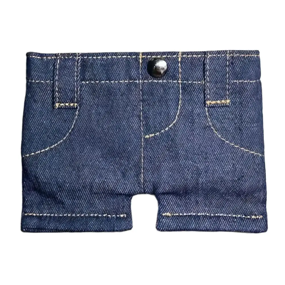 Pocket Pants Mini Jeans Wallet, Foldable Jeans Shaped Change Bag Card Holder Wallets, Portable Retro Pants Style Wallets