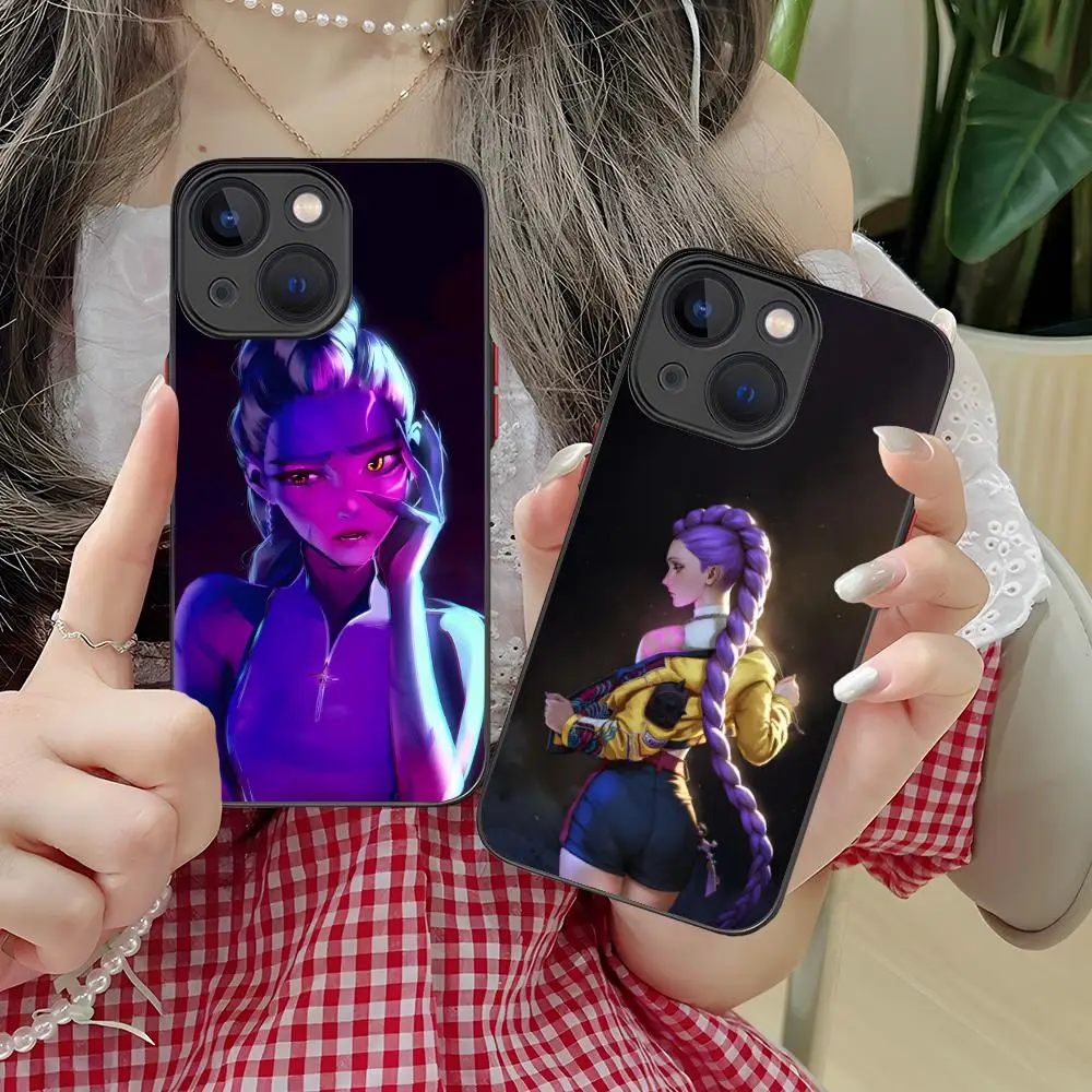 

Чехол для телефона KPOP Hunters Rumi для iPhone 16, 15, 14, 13, 12, 11 X XR XS 8 7 Pro Max Plus, мини-цветный силиконовый защитный чехол, довольно роскошь