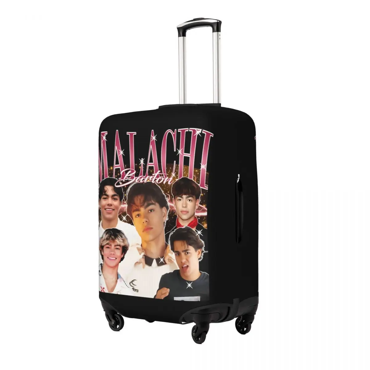 Malachi Barton Vintage Suitcase Cover Elastic Business Protection Luggage Accesories Holiday