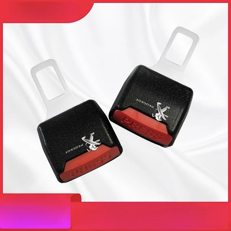 

Car Seat Belt Extenders Connector Interior Accessories For Peugeot 108 406 407 408 206 207 208 306 307 308 508 Car Accessories