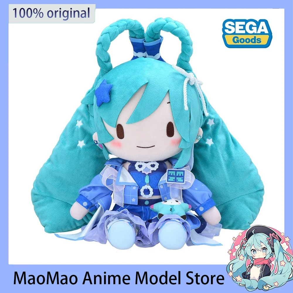 

В наличии: Оригинальная плюшевая кукла SEGA Fuwa Petit Hatsune Miku (Magical Mirai 2025, L), 30 см, аниме-фигурка, коллекционная игрушка